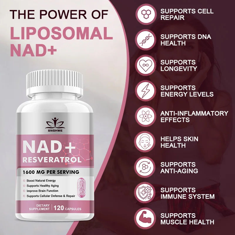 NAD+ Supplements for Energy & Anti-Aging Support
