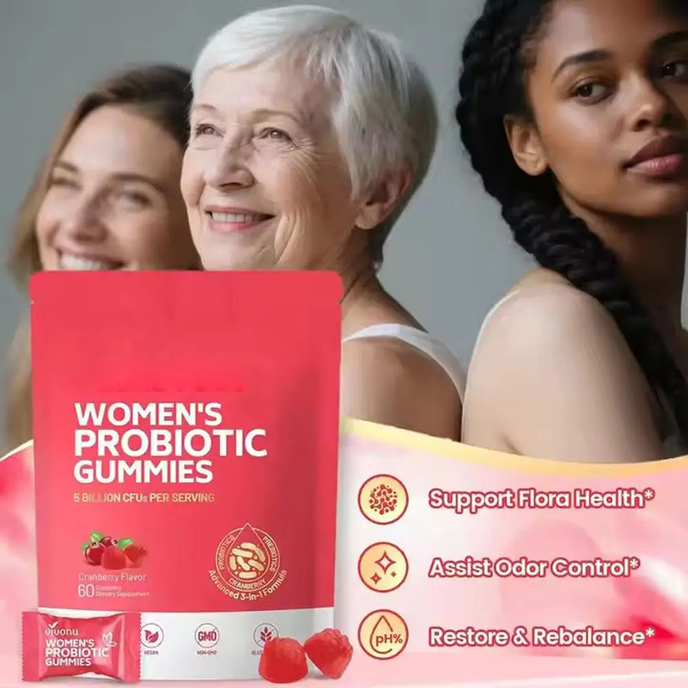 Women's Probiotic Cranberry Gummies | Urinary & Digestive Health