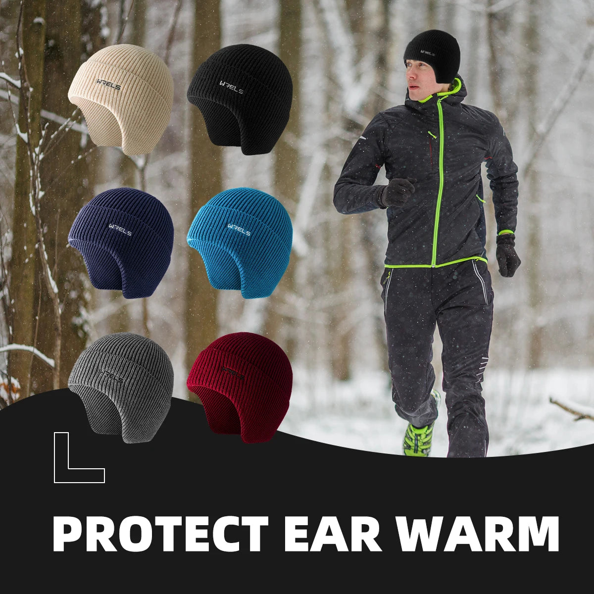Unisex Thermal Cycling Beanie | Windproof Winter Cap for Outdoor Sports
