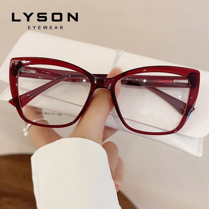 Stylish Cat Eye Blue Light Blocking Reading Glasses for Women