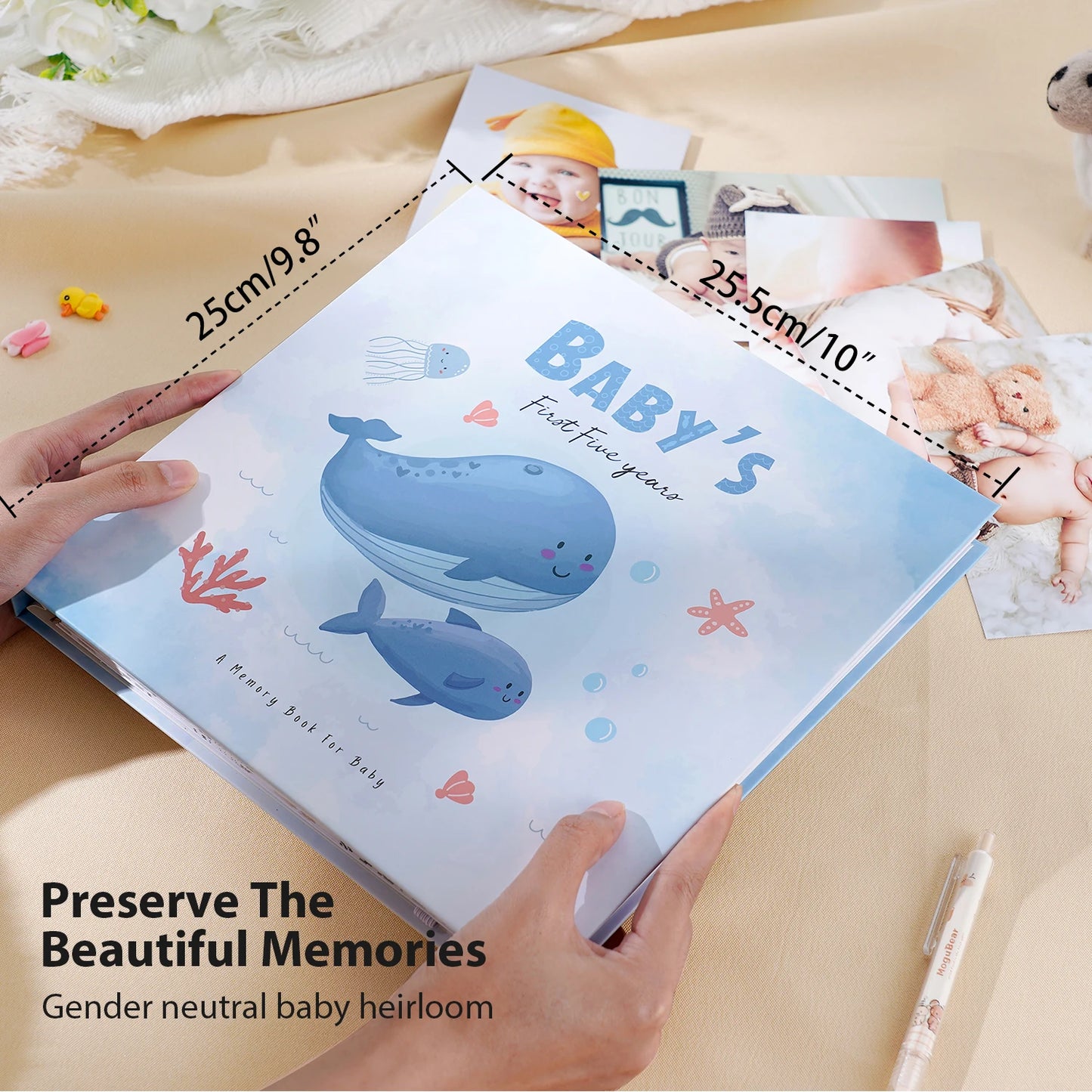 Personalized Baby Memory Book | Cherish Your Newborn's Journey