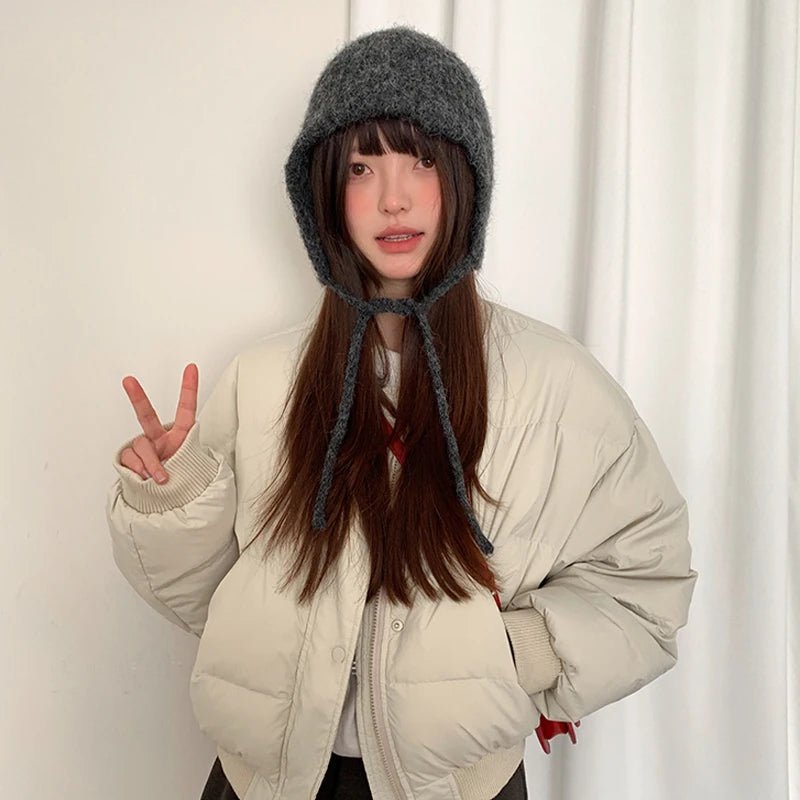 Winter Knitted Earmuff Hat | Casual Fashion Protection & Warmth