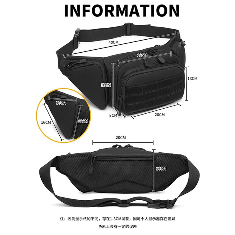 Multifunctional Tactical Waist Bag | Portable Outdoor Storage Pack