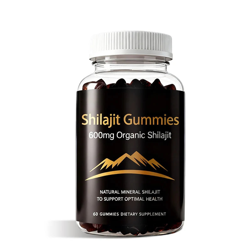 Organic Himalayan Shilajit Gummies for Daily Wellness | 600mg Boost
