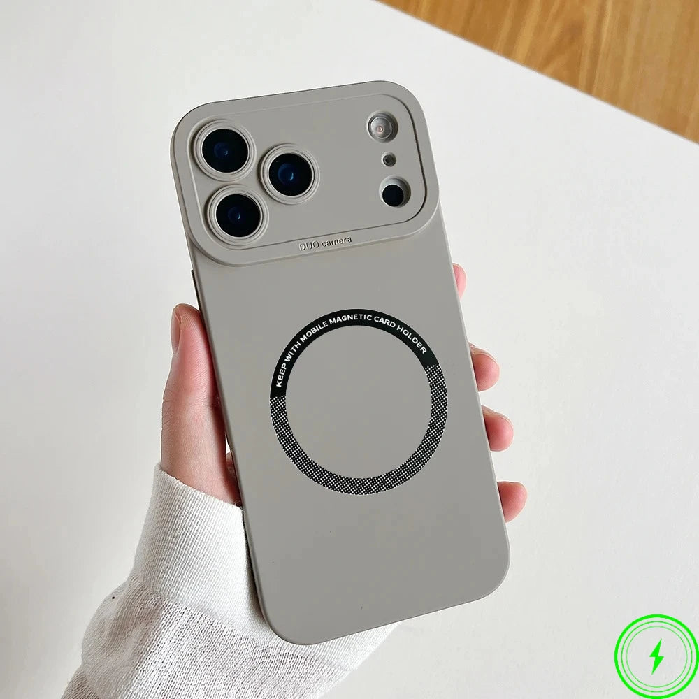 Official Liquid Silicone Magnetic Silicone Case For IPhone 17 Air 17 Pro Max 16 15 Candy Color Camera Full-pack Anti-Drop Cover
