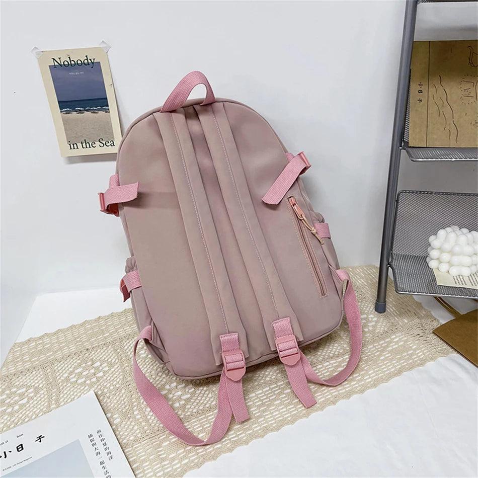 Mochila Bonita Impermeable para Mujer | Mochila Escolar con Múltiples Bolsillos