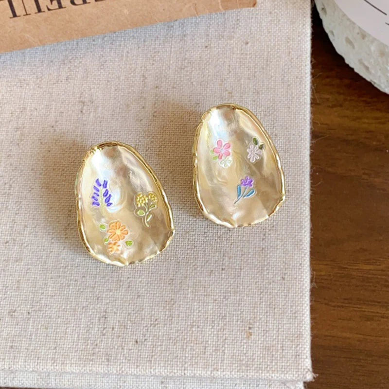Elegant Flower Earrings for Women | Exquisite Vintage Jewelry