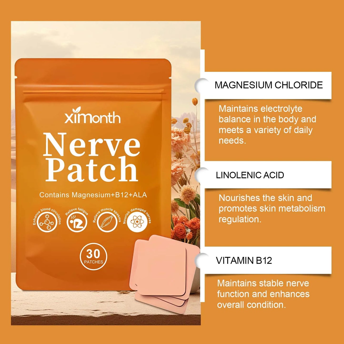 Stress Relief Sleep Aid Patch | Improve Sleep Quality & Reduce Anxiety