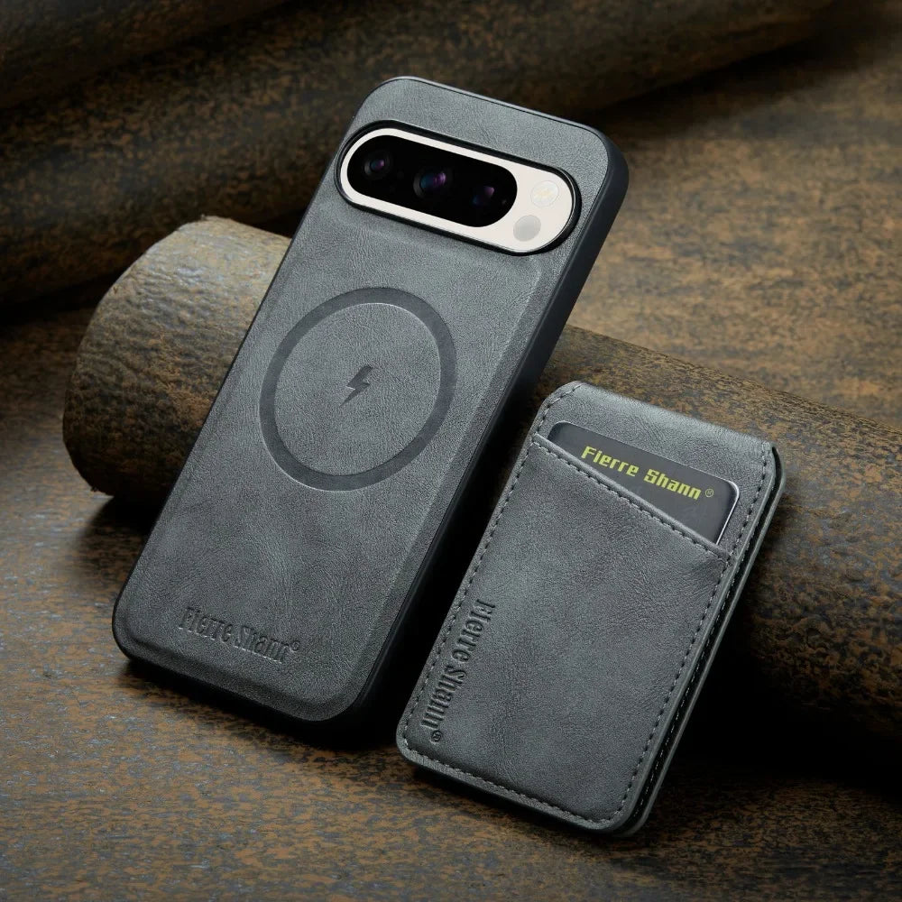 Detachable 2 in 1 Leather Wallet Case for Google Pixel | Card Holder