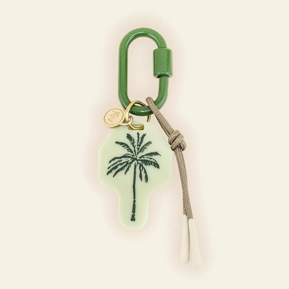 Retro Acrylic Charms Keyring | Cute Woven Pendant for Bags