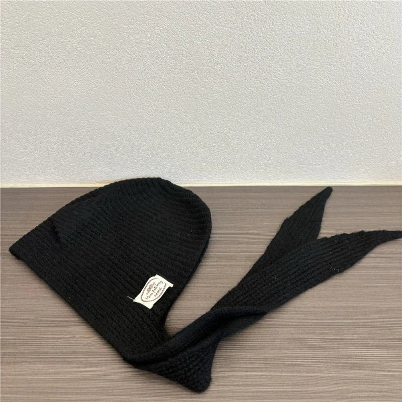 Women's Knitted Balaclava Hat | Warm Autumn Winter Scarf Beanie