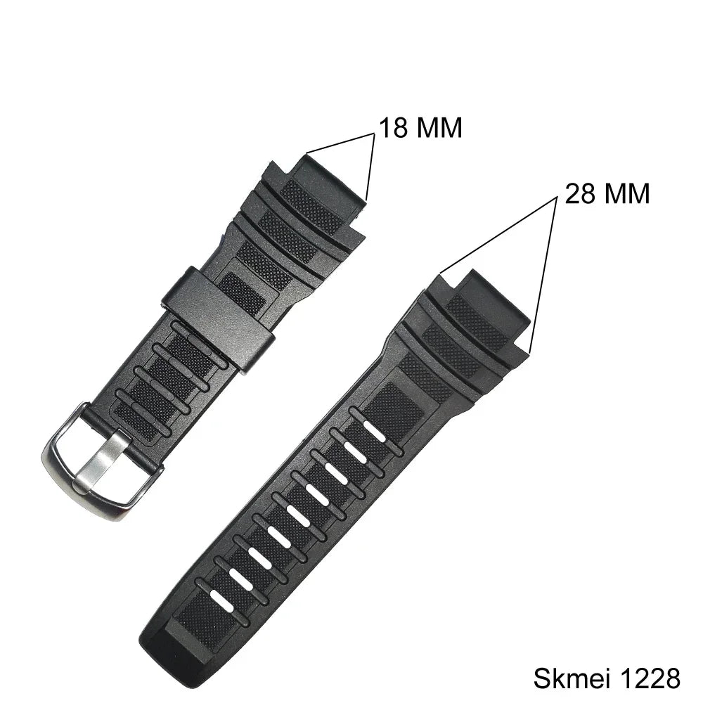 Durable PU/Rubber Watch Bands | Adjustable & Stylish Strap Upgrade