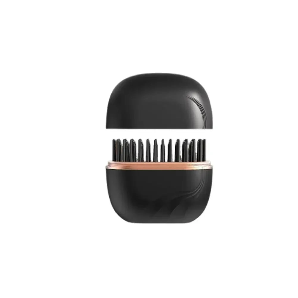 Mini Rechargeable Hair Straightener Brush | Portable & Lightweight