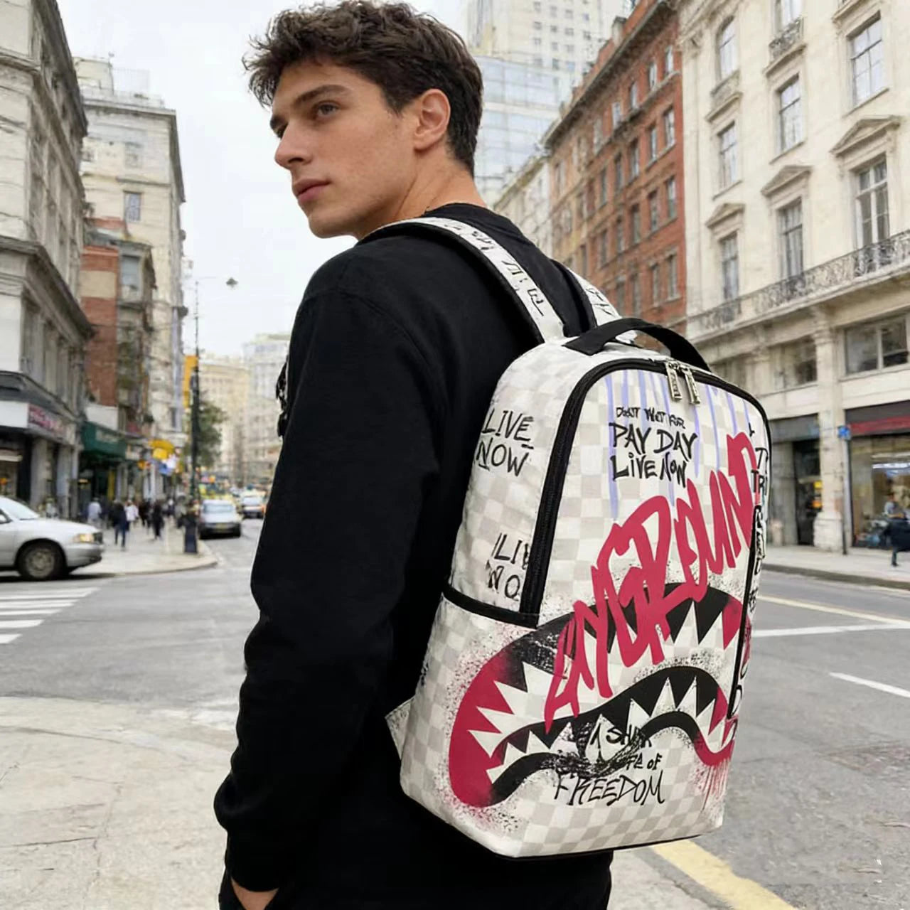 Trendy Hip-Hop Street-Style Backpack | Large Capacity Commuter Bag