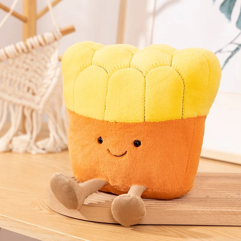 Cute Breakfast Egg Plush Pillow | Soft Food Doll Toy & Decor