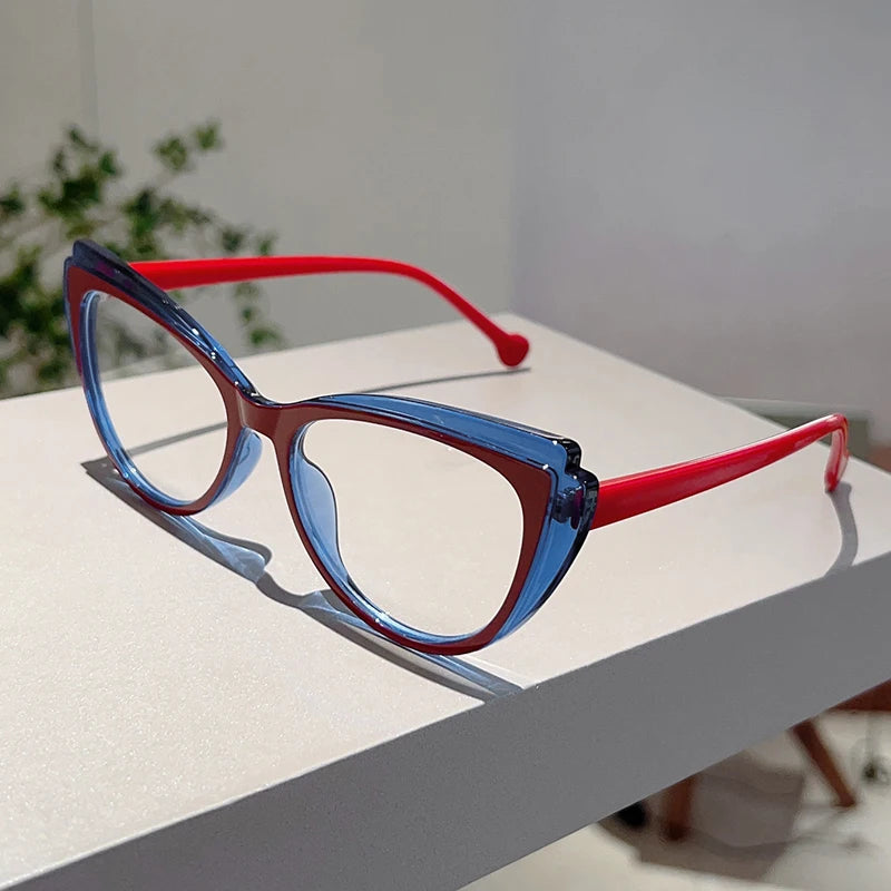 Trendy Cat Eye Glasses | Stylish Blue Light Blocking Eyewear
