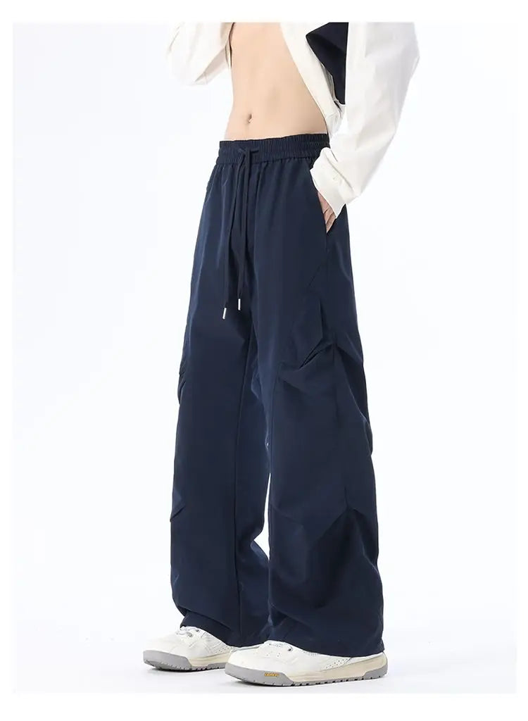 Men's Multi-Pocket Cargo Overalls | Stylish Baggy Trousers for Summer
