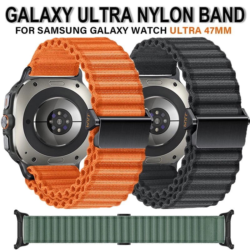 Sports Trail Band for 47mm Smartwatch | Durable Nylon Loop Strap