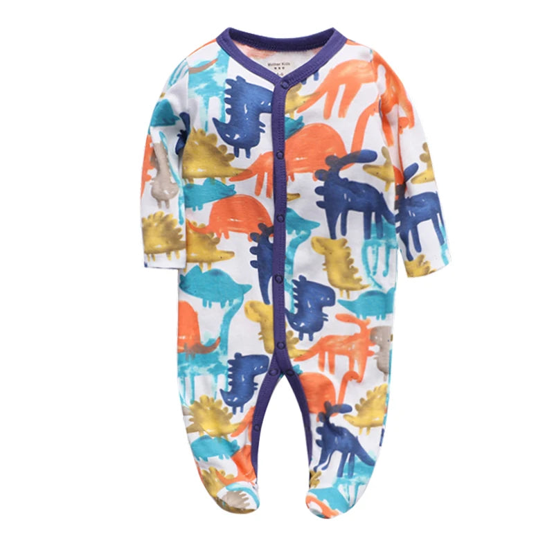 Unisex Baby Long Sleeve Cotton Bodysuit | Soft & Stylish Infant Clothing