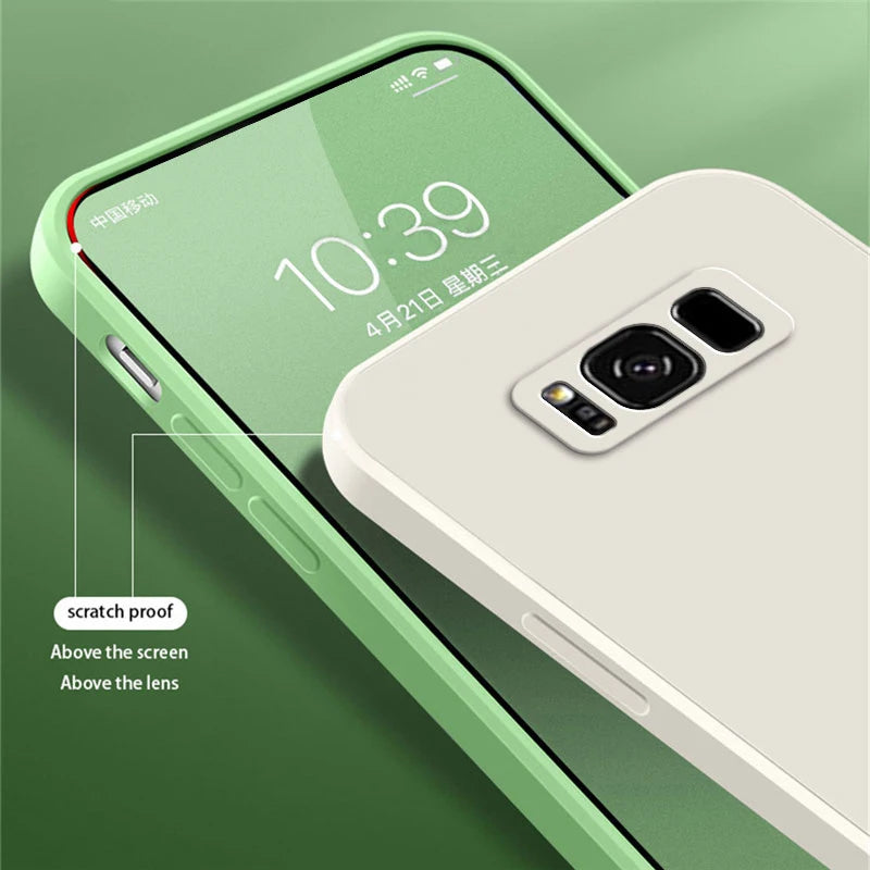Soft Shockproof Silicone Phone Case for Galaxy Devices | Stylish Protection