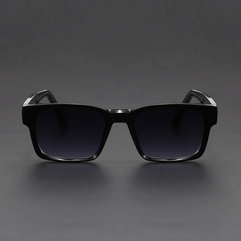 Fashionable Retro Square Full Frame Sunglasses for Men