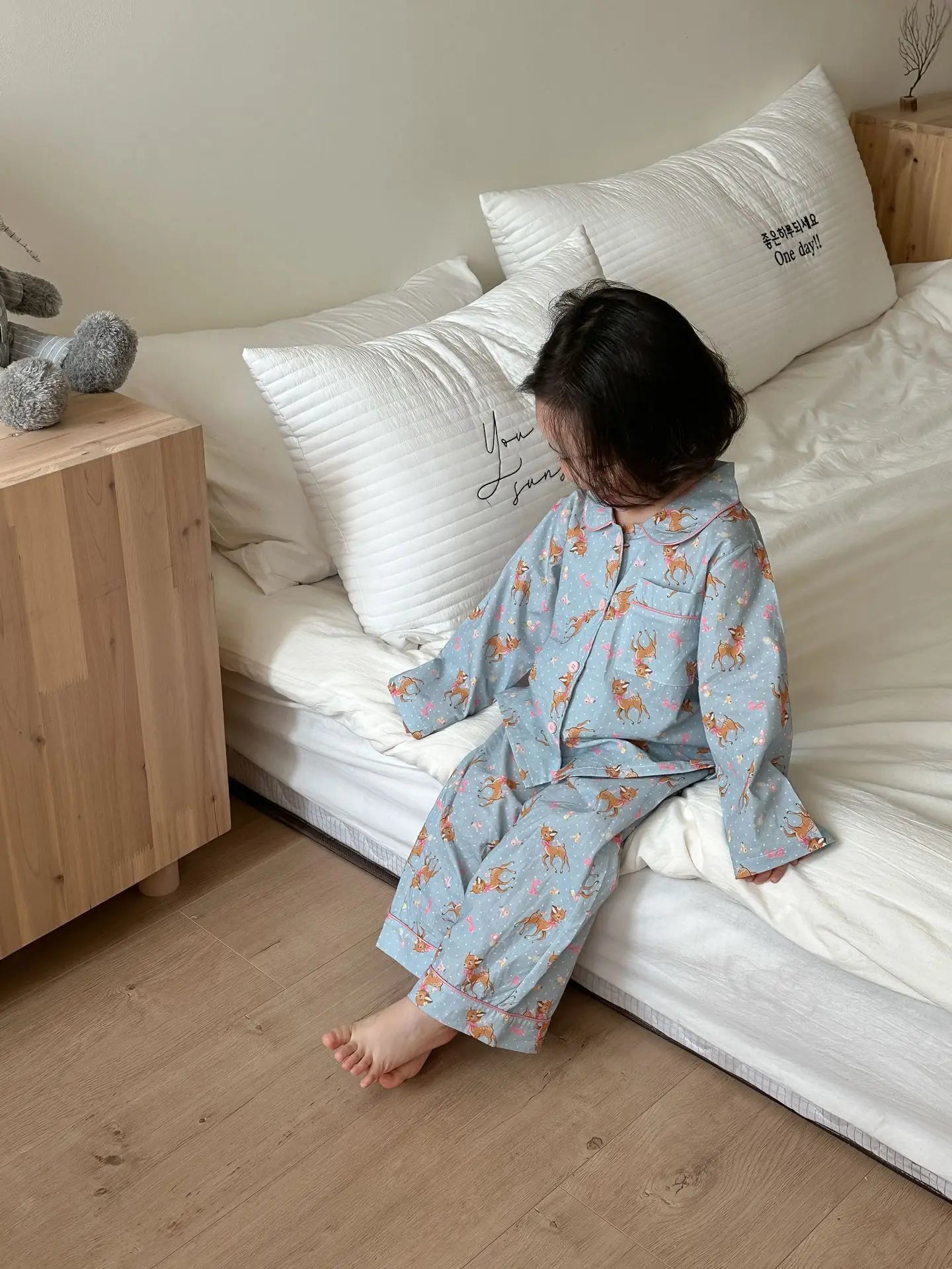 Spring Children's Cartoon Homewear Outfits | Cute Pajamas Set