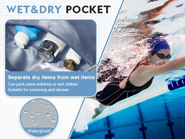 Versatile Sports Backpack | Waterproof Travel Bag with Shoe Compartment