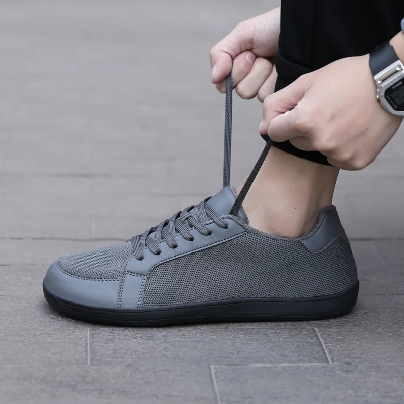Men's Barefoot Wide Toe Box Walking Shoes Extra Width Minimalist Shoes Breathable Zero Drop Comfortable Shoes Fashion Sneakers