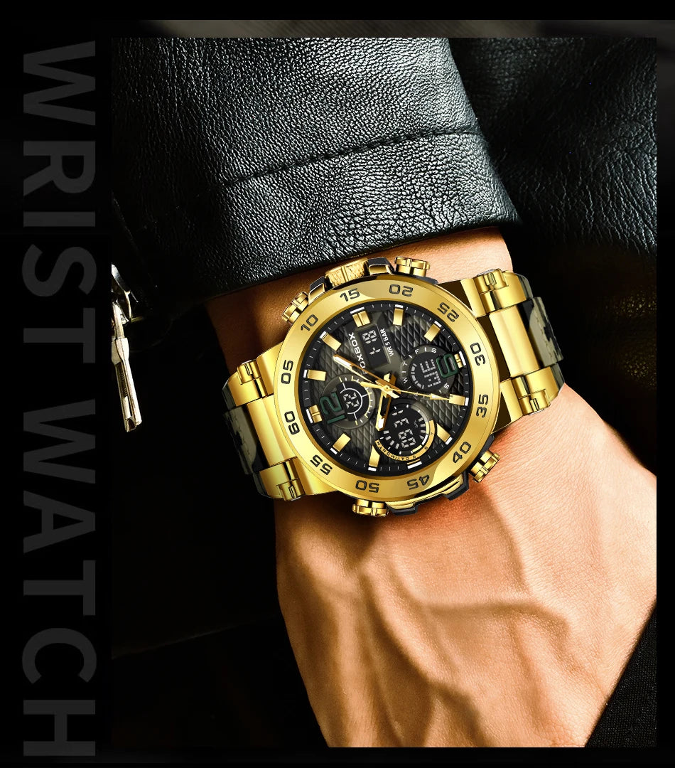 Men's Waterproof LED Sports Watch | Stylish & Multi-Functional
