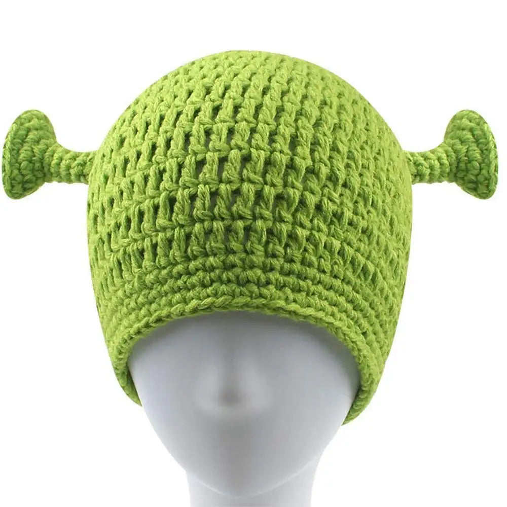 Unisex Funny Shrek Monster Balaclava | Cozy Winter Face Mask