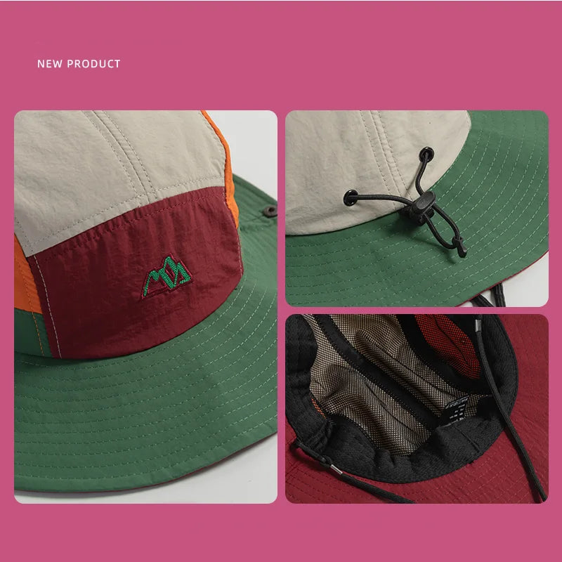 Breathable Summer Bucket Hat for Hiking & Outdoor Activities