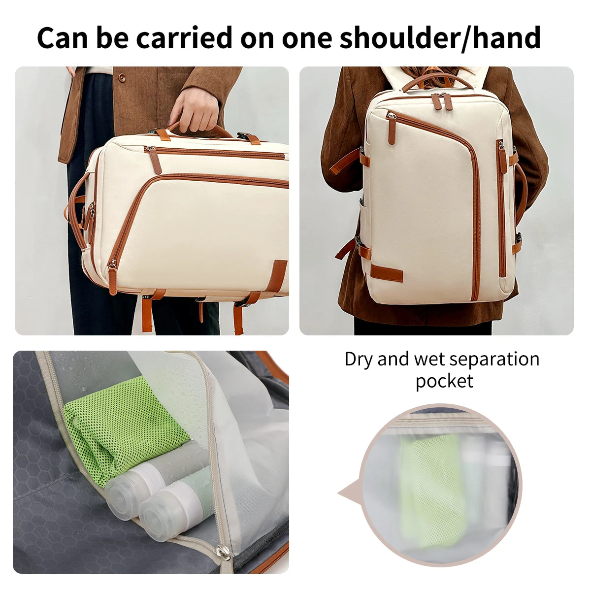 Unisex Simple Business Computer Backpack | Large Capacity Design