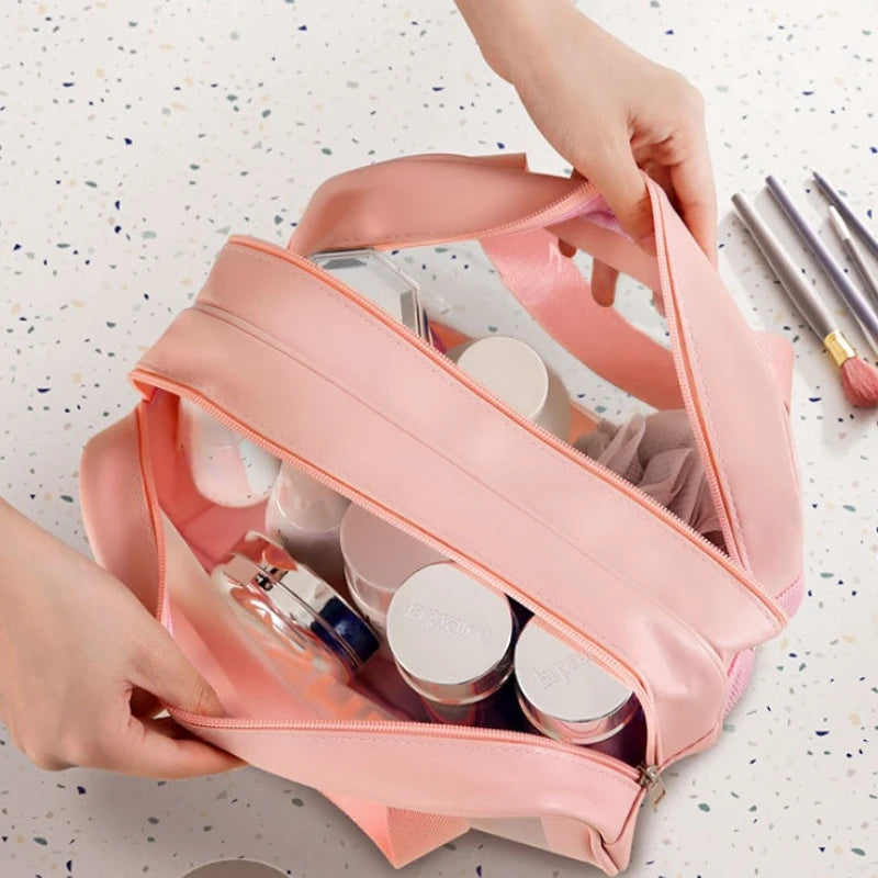 Large Waterproof Toiletry Bag | Portable Skincare Organizer