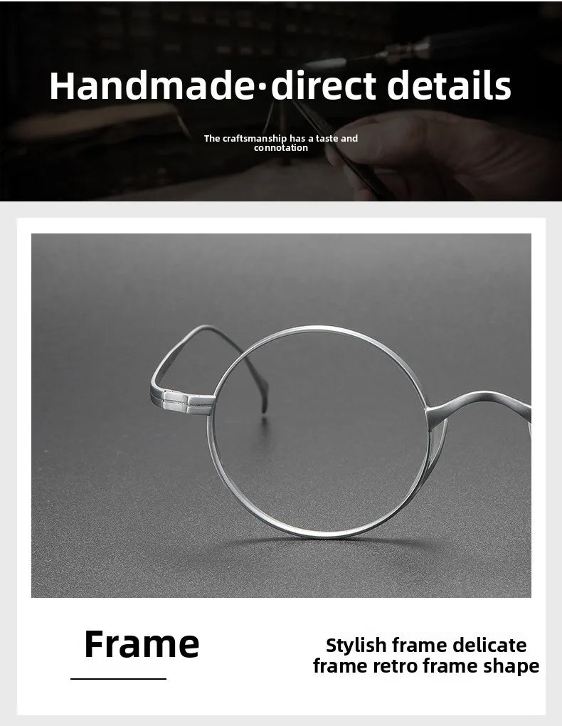Unisex Pure Titanium Prescription Glasses | Anti Blue Light Eyewear