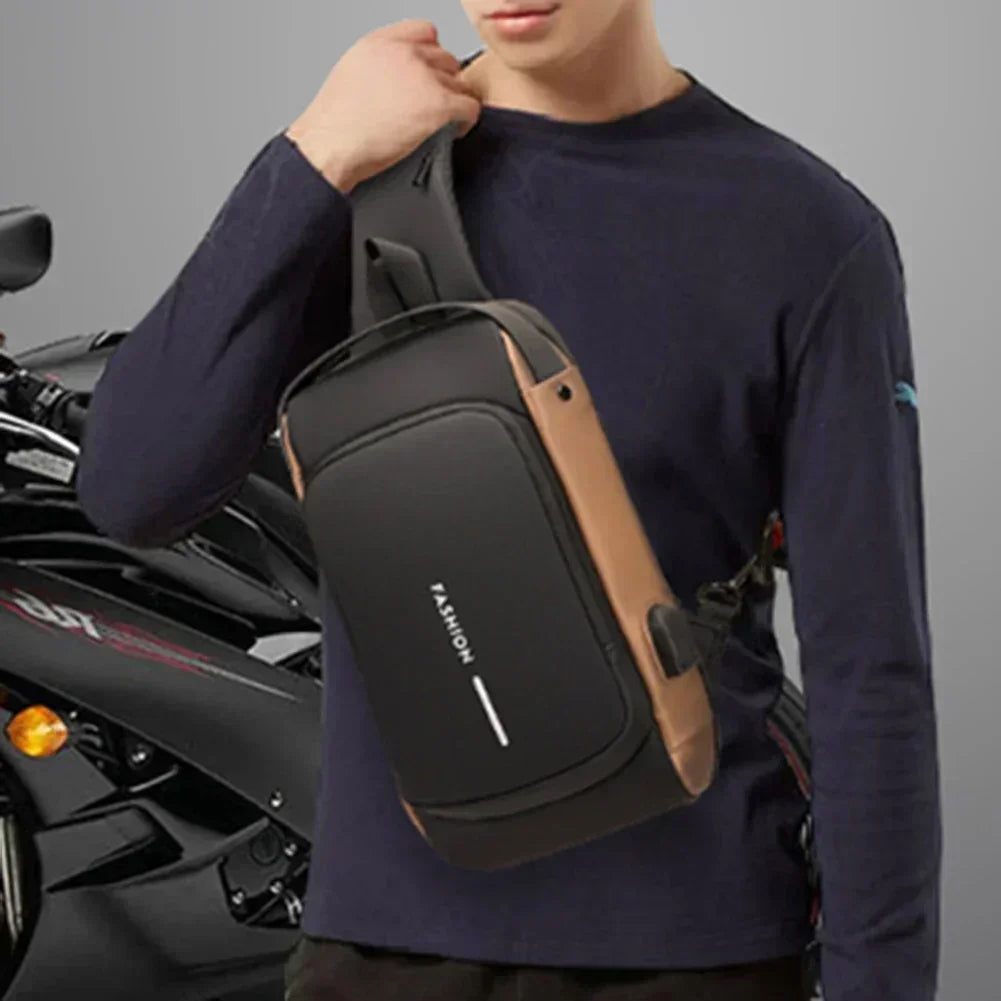 Multifunction Anti-theft USB Shoulder Bag | Stylish Crossbody Pack
