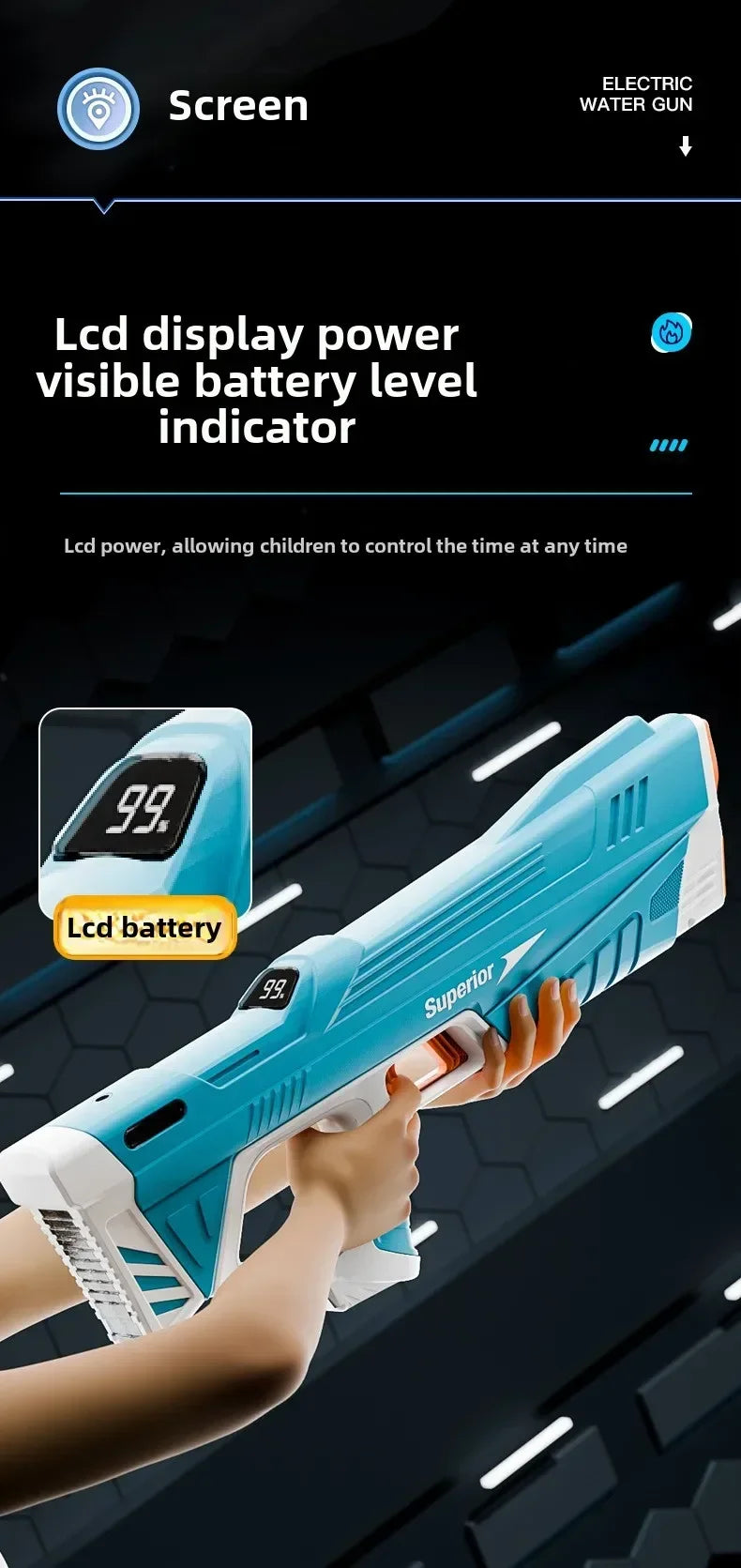 Automatic Electric Water Gun for Kids | Ultimate Water Play Fun