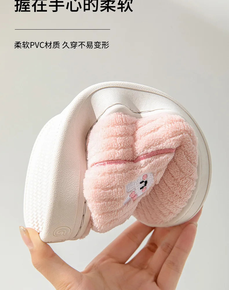 Warm Cotton Slippers for Women | Cozy Non-Slip Indoor Shoes