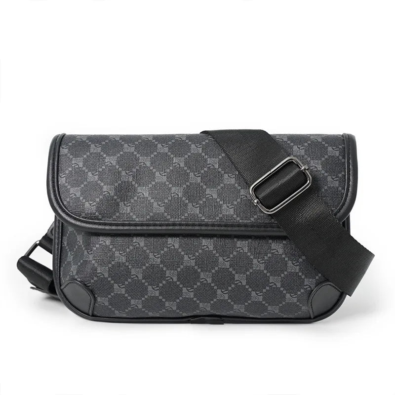 Stylish Men's PU Leather Crossbody Bag | Versatile Fashion Accessory
