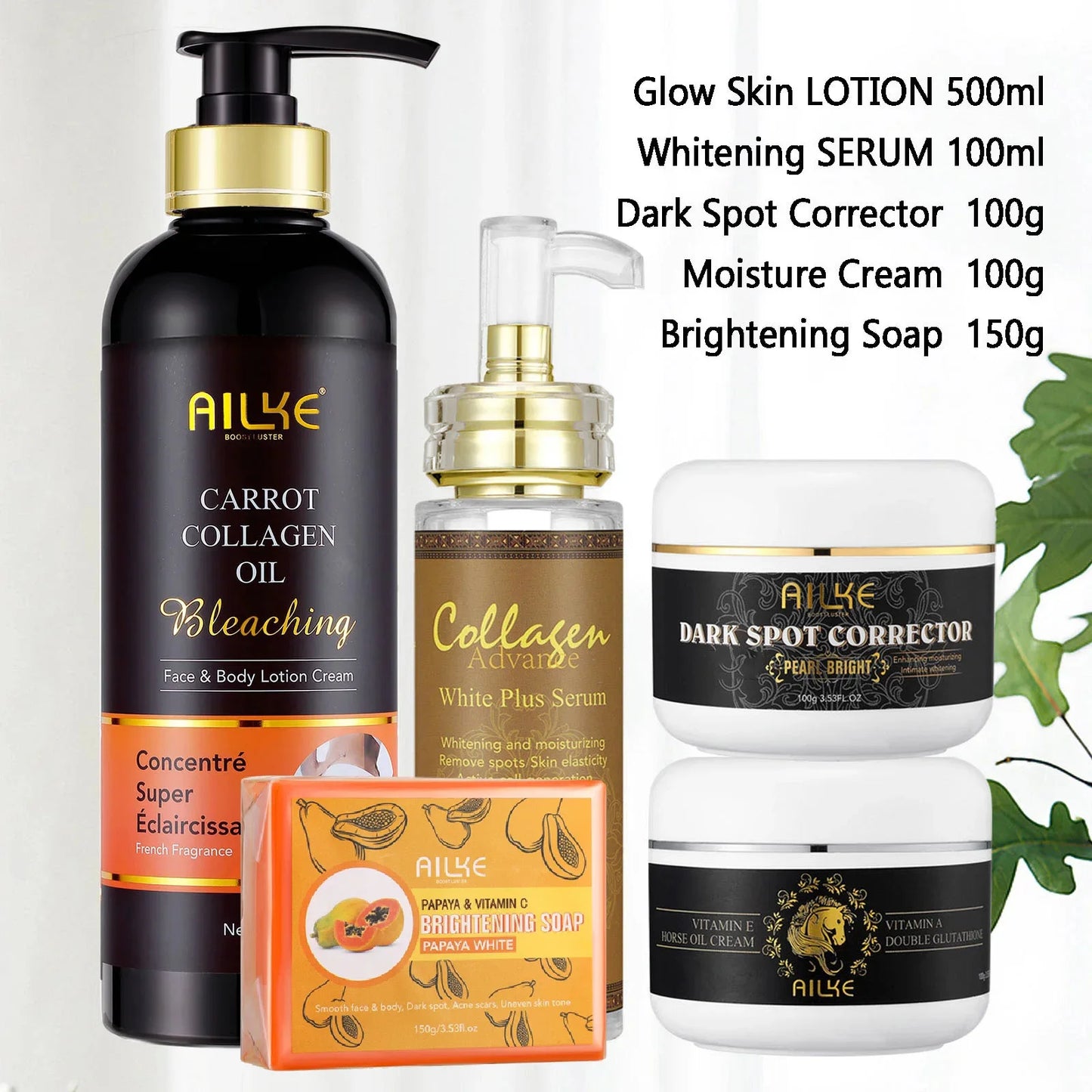 5 in 1 Skin Care Kit | Revitalize, Brighten & Smooth Skin