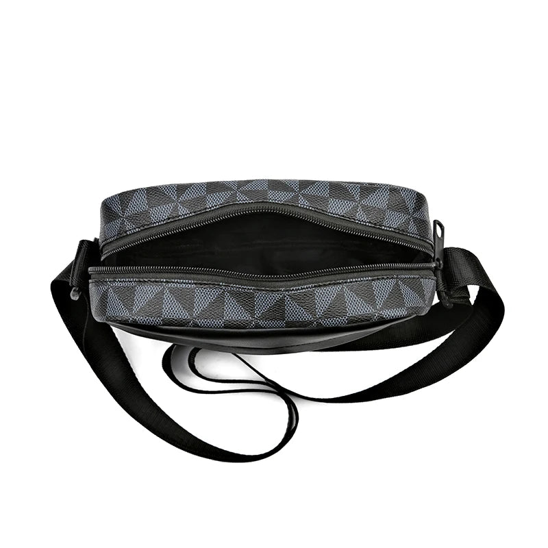 Stylish Shark-Pattern Men's Crossbody Bag | Practical Casual Shoulder Bag