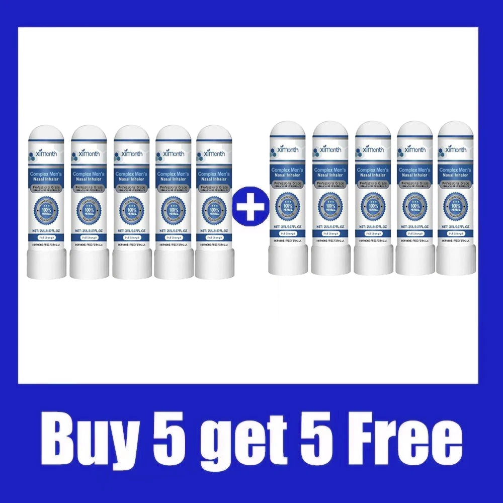 Men's Energy Enhancer Nasal Inhaler | Boost Endurance & Refresh