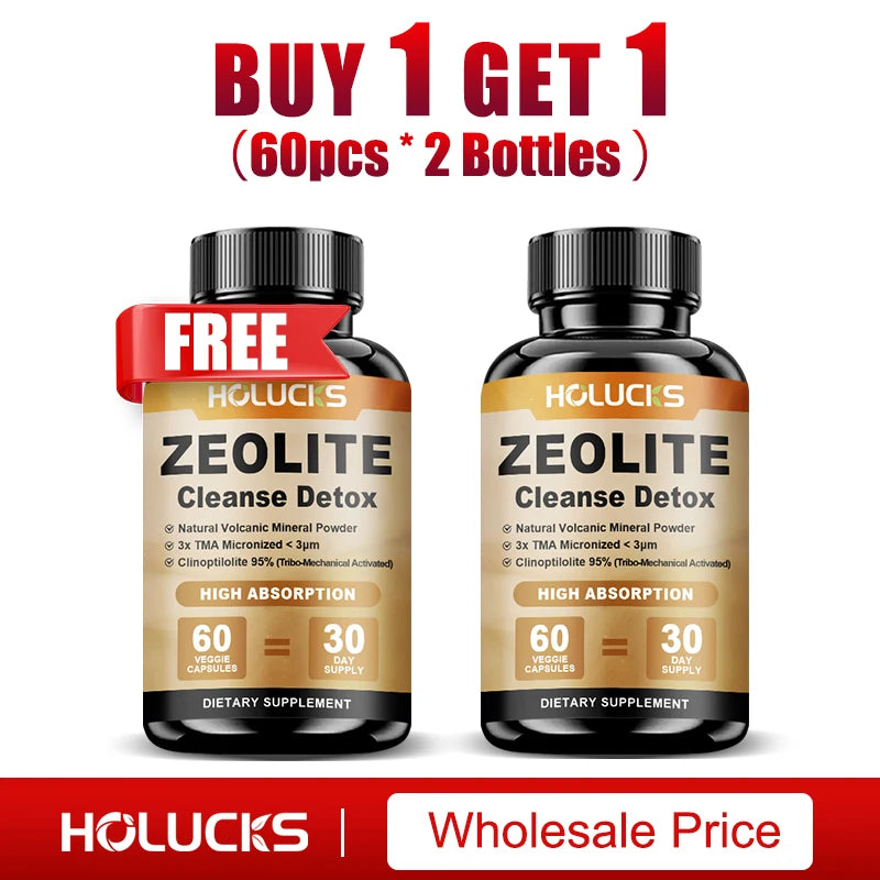 Zeolite Detox Supplement for Kidney Health & Mental Clarity
