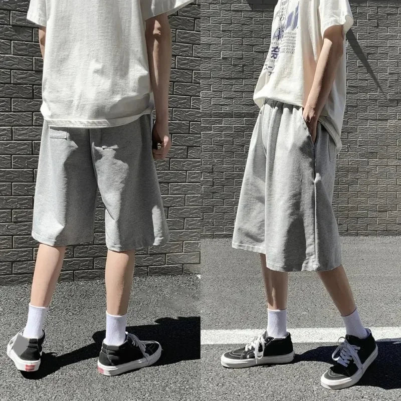 Men's Casual Baggy Sweatpants Shorts | Comfortable Knee-Length Joggers