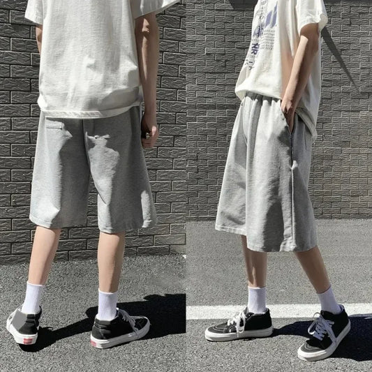 Men's Casual Baggy Sweatpants Shorts | Comfortable Knee-Length Joggers