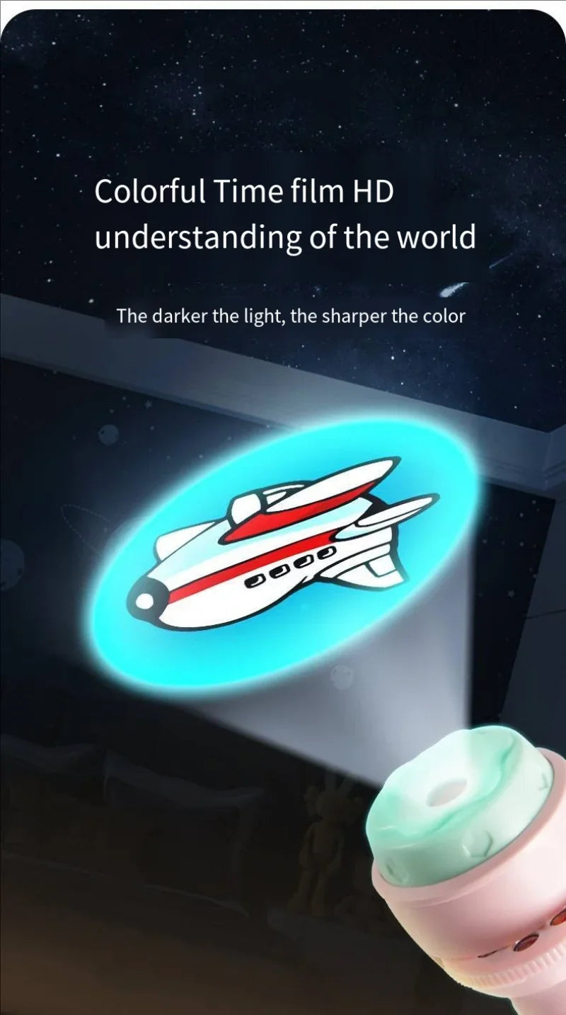 Projection Flashlight Toy | Fun and Educational Projector for Kids