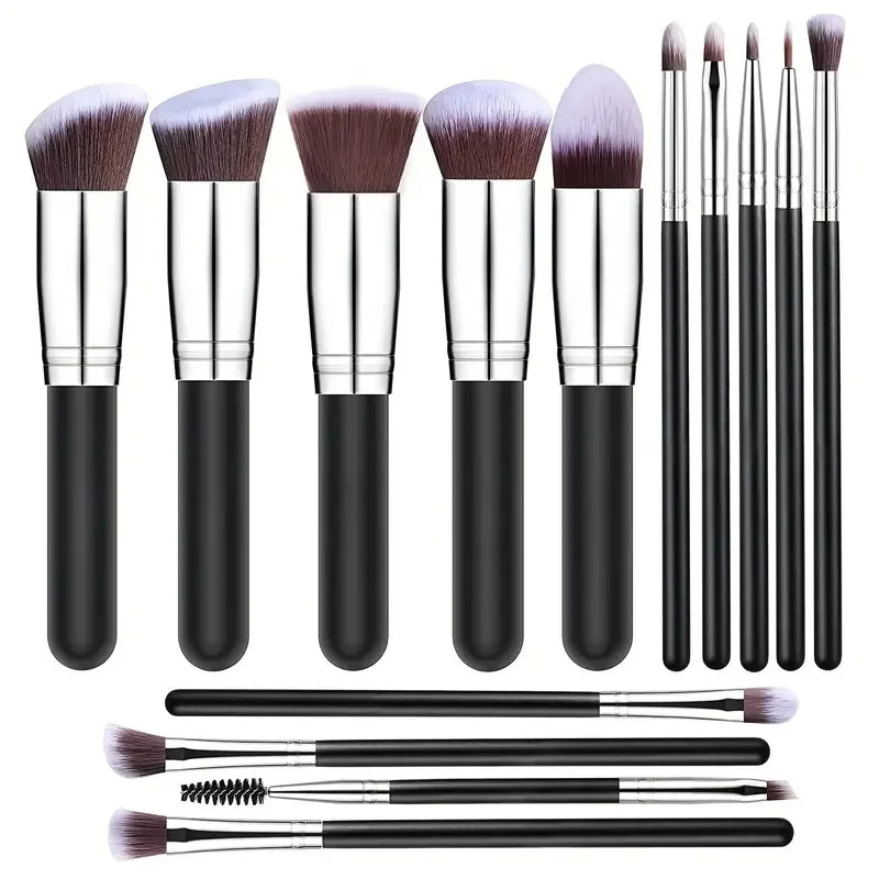 14-16 Piece Professional Makeup Brush Set | Flawless Application