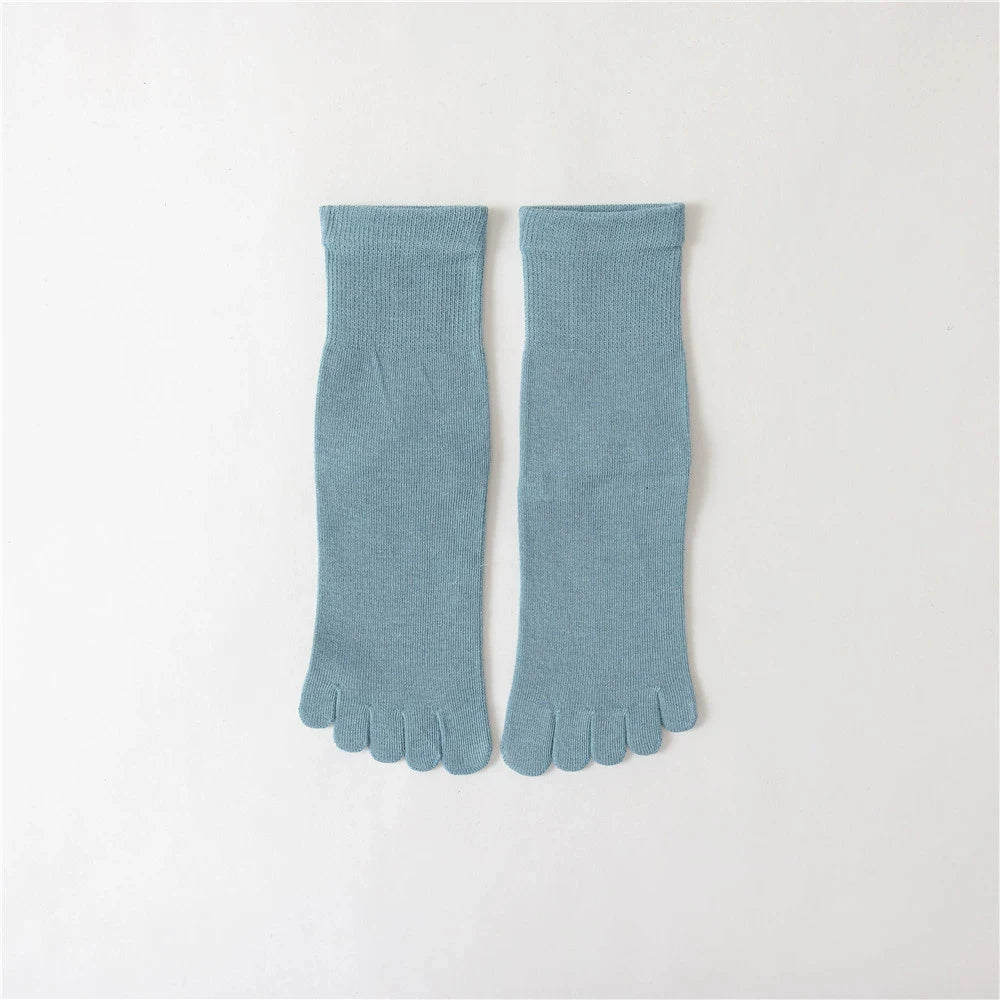Compression Yoga Five Finger Socks for Women | Non-Slip Fitness Gear