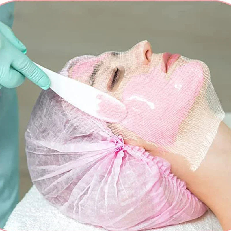 100PCS Soft Pure Cotton Disposable Face Mask Sheets | Non-Irritating