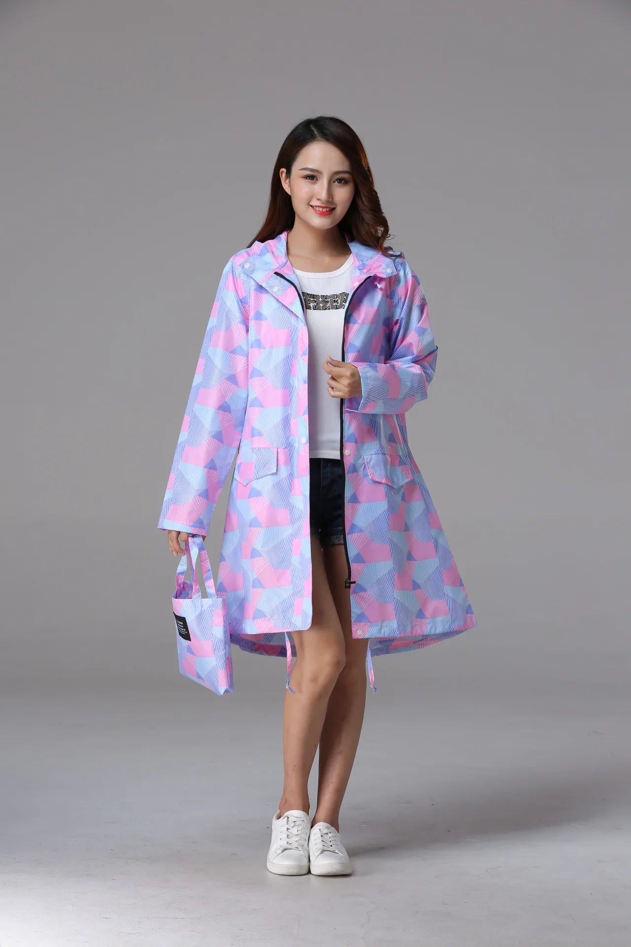 Waterproof Fashionable Raincoat for Adults | Stylish & Portable
