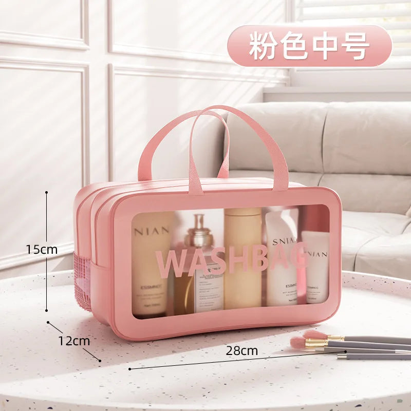 Large Waterproof Toiletry Bag | Portable Skincare Organizer
